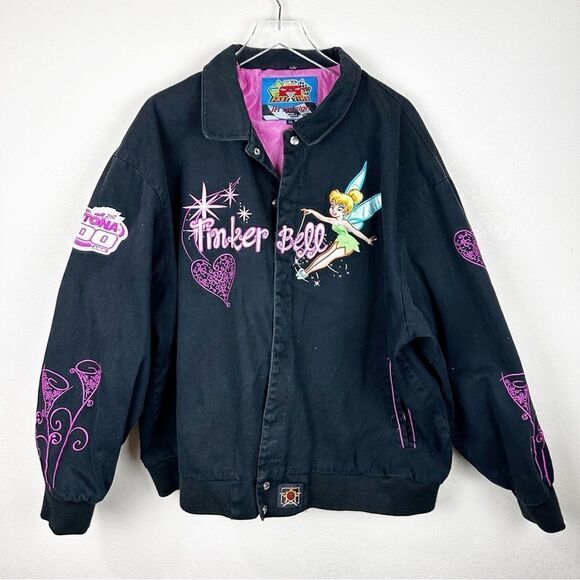 Disney Tinkerbell Racing Nascar Daytona Pink Black Jacket 3X - Picture 1 of 10